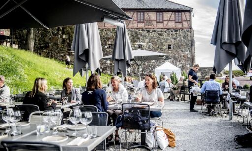 Festningen har Oslos fineste uteservering