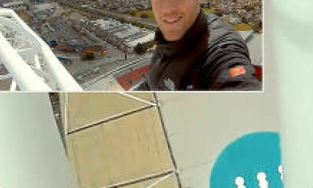 James (24) har hatt høydeskrekk hele livet - her balanserer han 134 meter over bakken