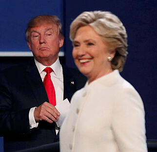 Au da, Donald! Hillary med kjempeledelse i ny måling