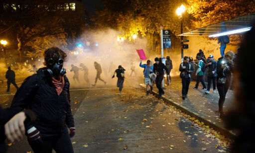 Én person skutt under anti-Trump-demo i Portland