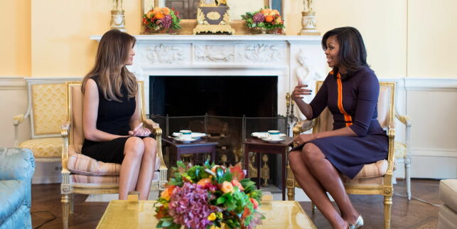 Trodde du Hillarys antrekk sa alt? Sjekk Michelle Obamas kjole
