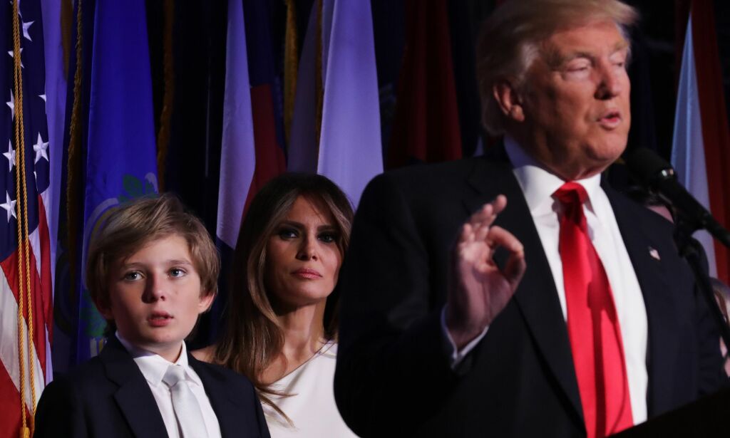 Barron Trump blir USAs første «Førstegutt» siden JFK: Oppkalt etter pappas falske skrytepave