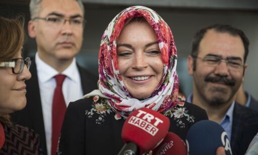 Lindsay Lohans helomvending vekker oppsikt: - Alaikum salam
