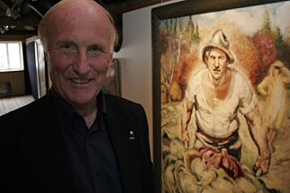 Kunstsamler Haakon Mehren vil gi bort en multimillion-gave. Men Oslo har satt kunst-gaven på vent