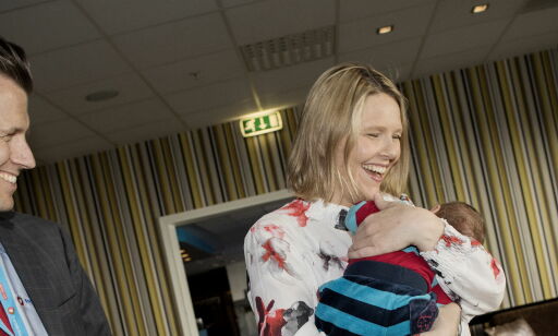 05.05.2017, Gardemoen
Sylvi Listhaug har med mannen, Espen Espeset og det nye barnet på Frp´s landsmøte.
Foto: Tomm W. Christiansen / Dagbladet