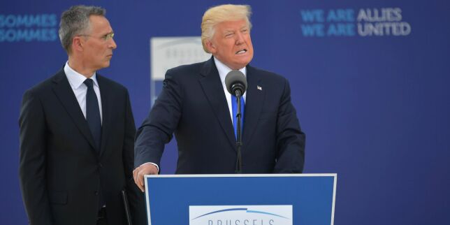 NATO-lederne sto skolerett mens Trump refset dem for kronisk underfinansiering: - Ikke rettferdig