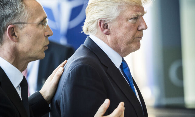 Trump med tordentale til NATO-allierte: - Ikke uventet at han ville legge press på dem