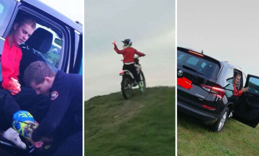 Bieber kjørte motocross i Stavanger