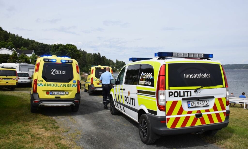 Fire vannscootere med åtte personer i ulykke i Oslofjorden