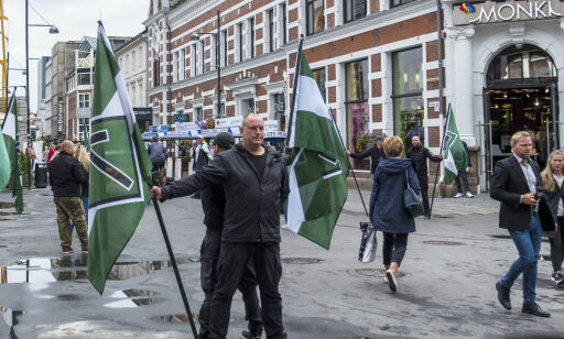 Nynazister demonstrerer i Kristiansand