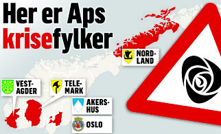 Ap's krisekart: I disse fylkene må Jonas Gahr Støre stoppe fallet