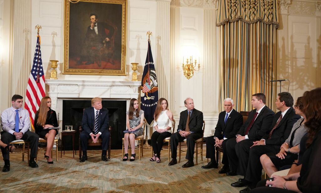 Intenst våpenmøte for Trump: - Jeg er sint. Jeg får ikke se datteren min igjen