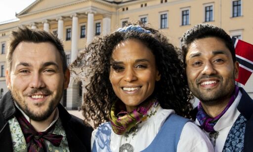 Haddy N'jie og Dennis Vareide leder NRKs 17. mai-sending under streiken
