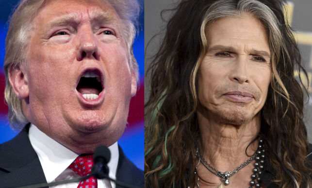 Beordrer Trump til å slutte å spille Aerosmith-låter