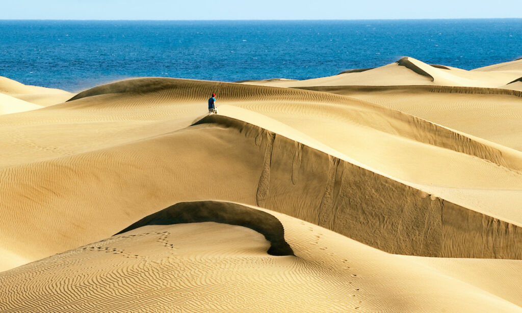 Slik skal de redde sandstrendene på Gran Canaria