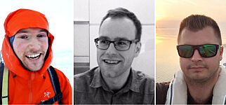 Niklas, André, Mikael og Disa ligger begravet i snøskredet på Blåbærfjell