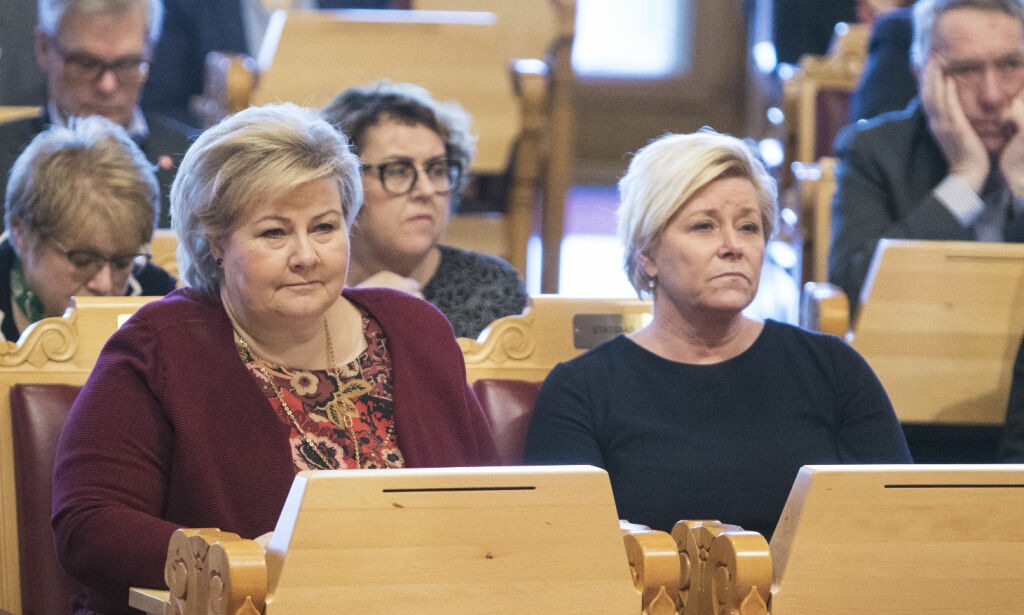 Erna og Siv i forsetet på Stortinget: - Kan bli en gjentagende vits