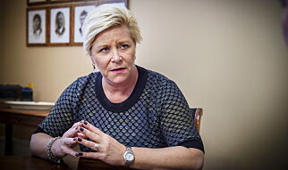 Siv Jensen truer SSBs troverdighet