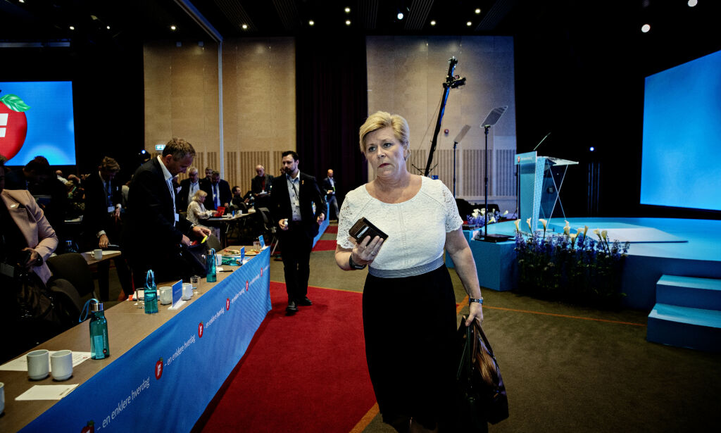 Siv Jensen: - Jeg beklager